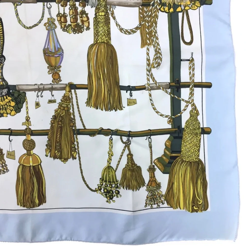 HERMES Pasementerie Carre 90 Multicolor Silk%100 - Picture 5 of 9